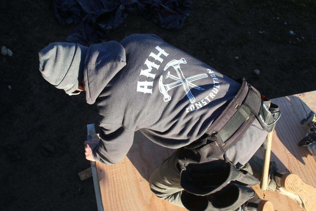 Weatherproofing and foundation prep for an ADU